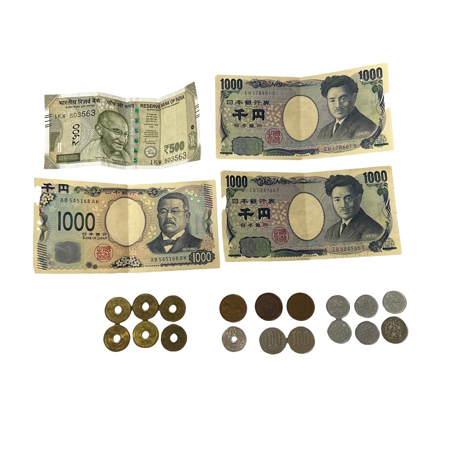 Various Coins & Bank-Notes
