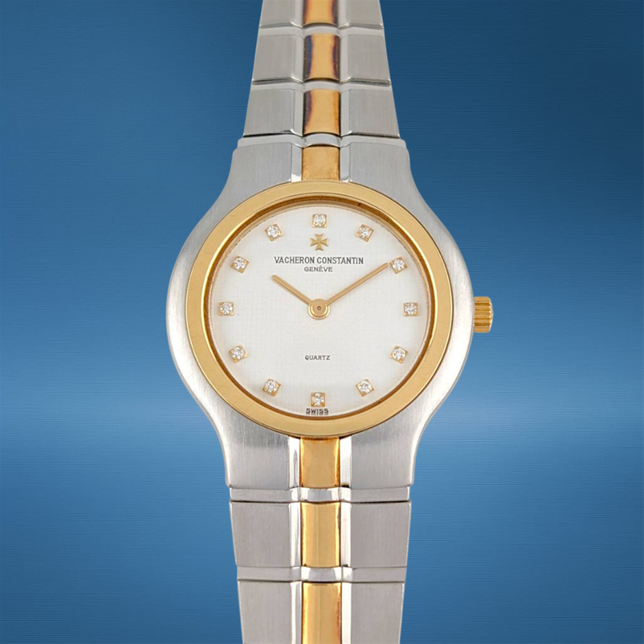 Vacheron Constantin 61020 Rare Phidias Two-Tone Diamond Dial 24mm 1990s WxO