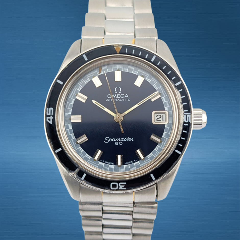 Omega 166.062 Seamaster 60 Big Crown Vintage 37mm ~1969WxO
