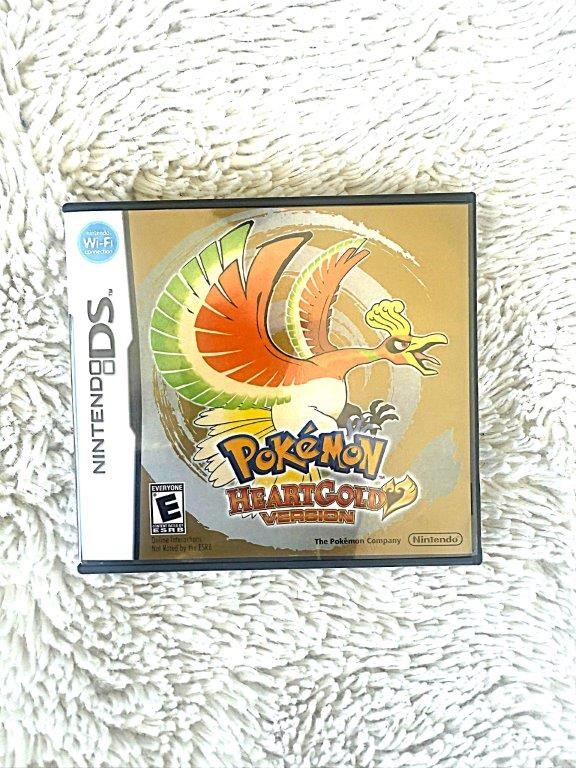 Pokémon HeartGold DS Cartridge w/ Case & Manual – Tested Working