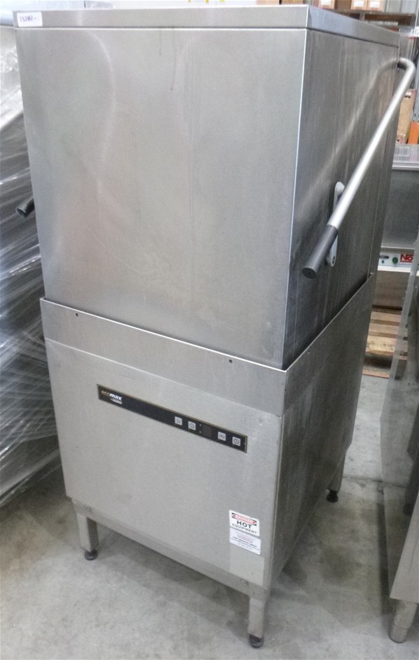 Hobart ecomax Stainless Steel Freestanding Pass Through Dish Washer