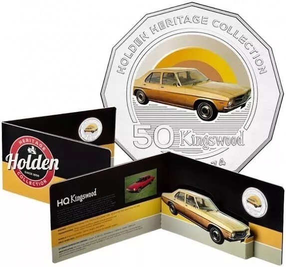 2016 UNC 50c HOLDEN HERITAGE COLLECTION HQ KingsCOIN ON CARD