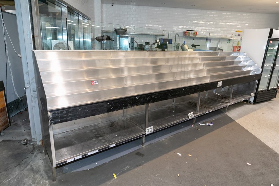 Open Front Food Display Stands (Qty x2)