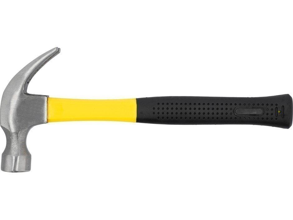 2 x VOREL Claw Hammers with Tubular Steel Handle, 600g.