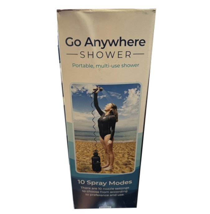SPIRE Go Anywhere Portable Multi-Use Shower With 10 Spray Modes. N.B: Not i