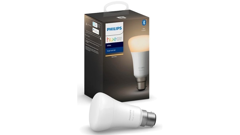 PHILIPS Hue White 9W A60 B22 Bulb with Bluetooth.
