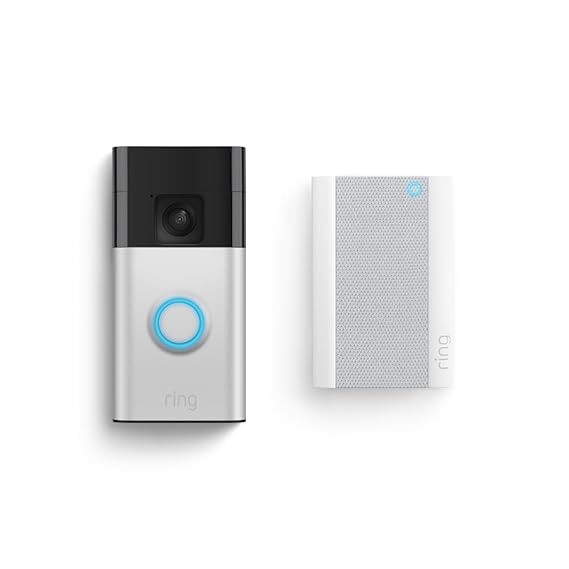 RING Battery Video Doorbell + Chime Pro | DIY Wireless Doorbell Security Ca