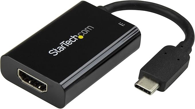 STARTECH.COM USB-C to HDMI Adapter – 4K 60Hz – Thunderbolt 3 Compatible – w
