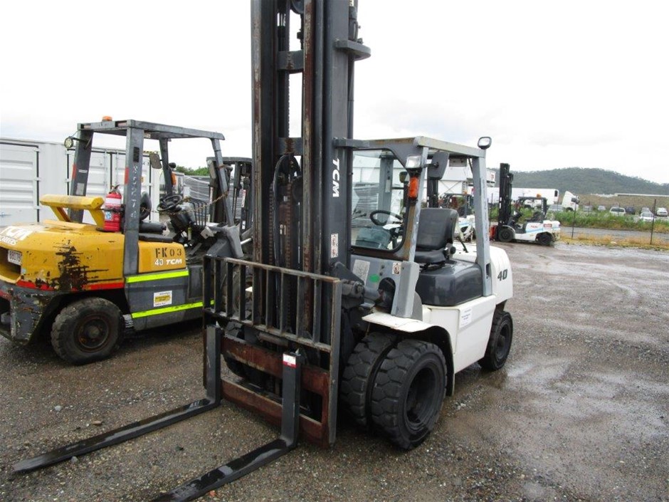 2008/March TCM FG40T9 4 Wheel Counterbalance Forklift