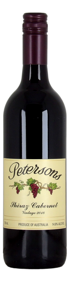 Petersons Shiraz Cabernet 2018 (1x 750mL) Mudgee