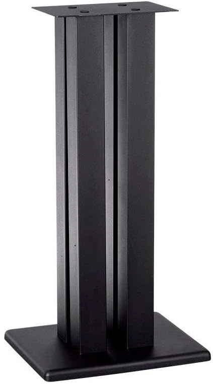 Monoprice Monolith 28 Inch Speaker Stand (Each) - Black | Supports 100 lbs,