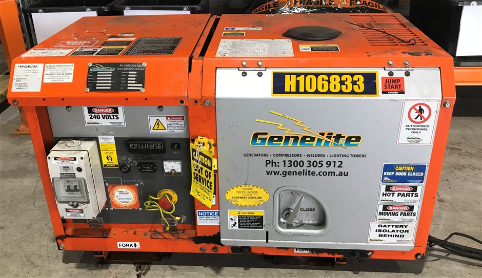 Kubota GL6000 Generator - Diesel - 6.0kva - Emerald