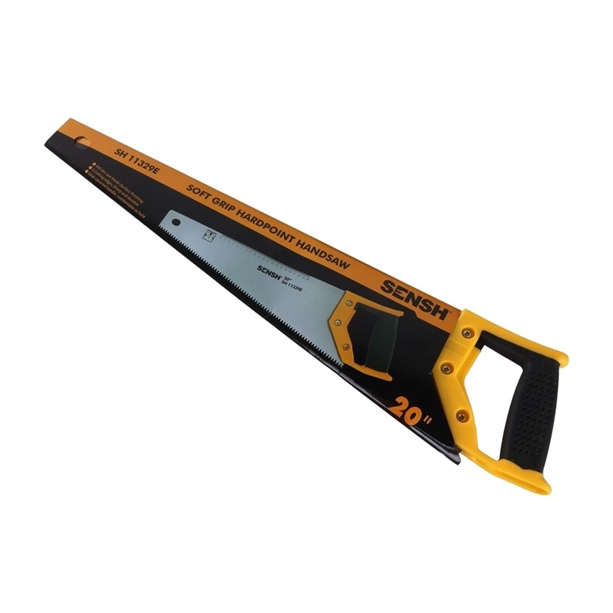 3 x SENSH 20" Soft Grip Hardpoint Handsaws.