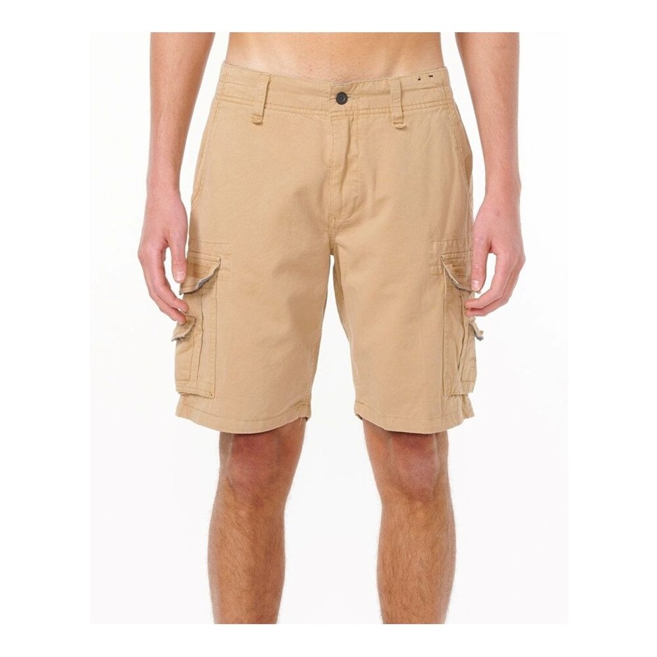 RIP CURL Men's Trail Cargo Walkshort, Size 32, Khaki (0064). RRP: $89.99.