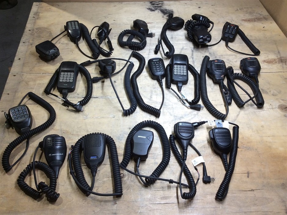 Mixed Brand Remote Speaker Microphones For Two-Way Radios