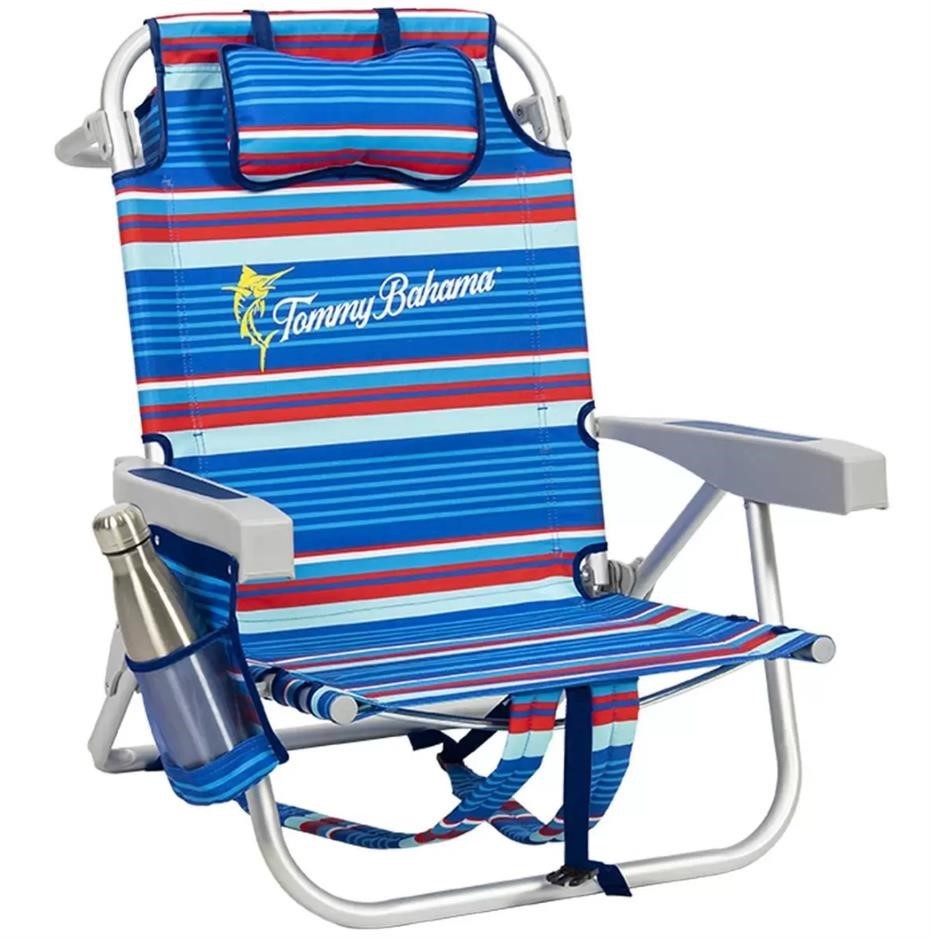 TOMMY BAHAMA Beach Chair Lighweight Aluminum Frame.