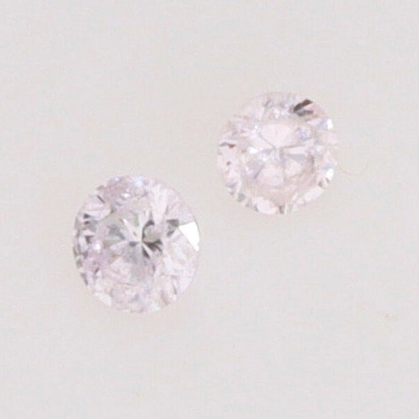 0.024ct (2pcs) Fancy Pink Diamonds. WA Origin