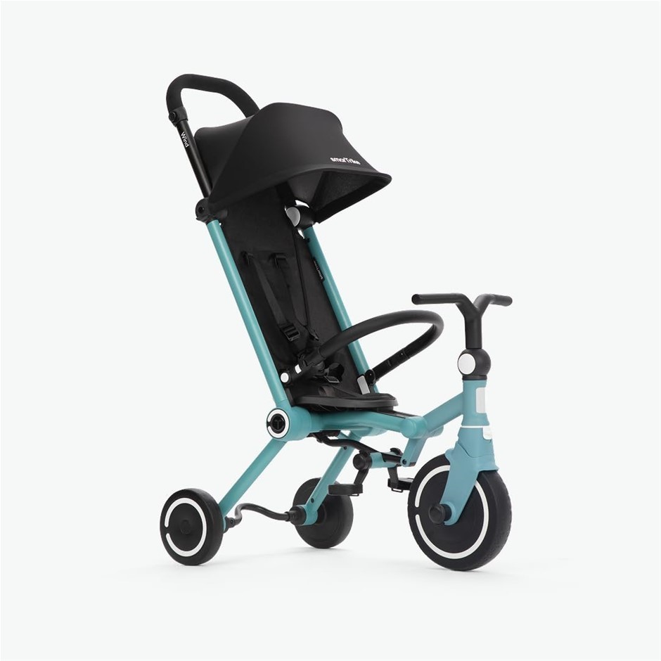 SMARTRIKE Wind converible Folding Trike, Aqua NB: This is NOT a Stroller, b