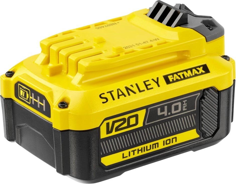 STANLEY Fatmax V20 18V 4.0Ah Lithium Battery.