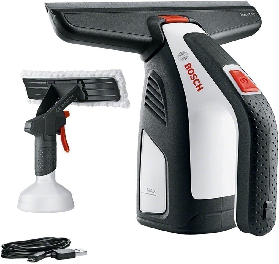 BOSCH Glass VAC Cordless Window Vac, Dimensions: 29 x 19 x 15 cm.