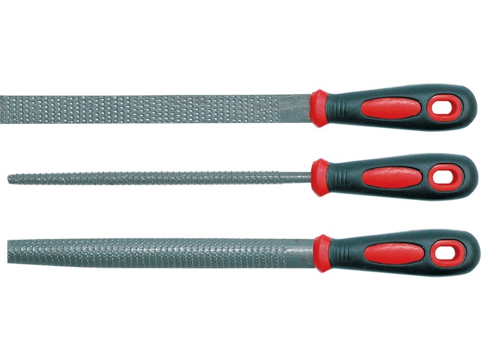 2 x VOREL 3pc Stainless Steel Wood Rasp Sets.