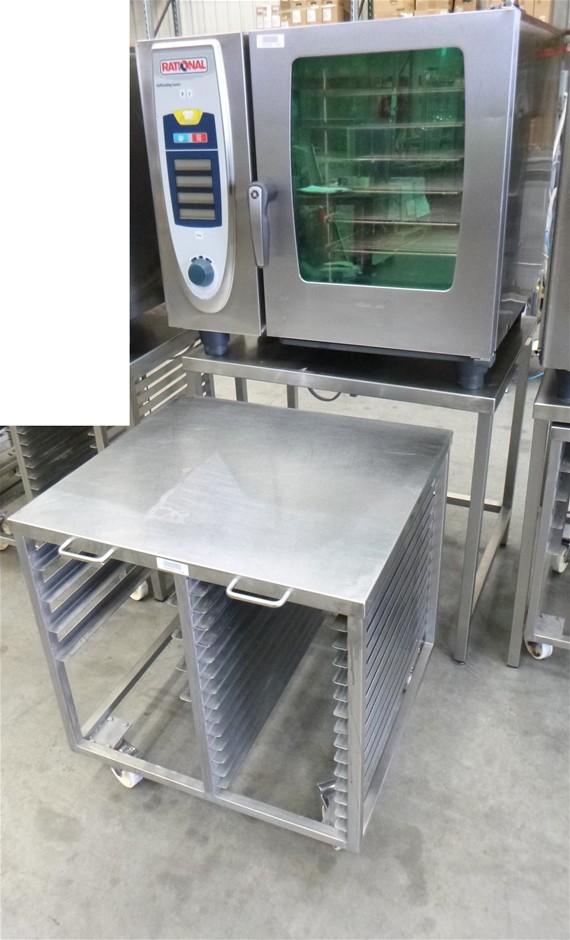 Rational Self Cooking Center 6 Tray Benchtop Stainless Steel Combi Oven