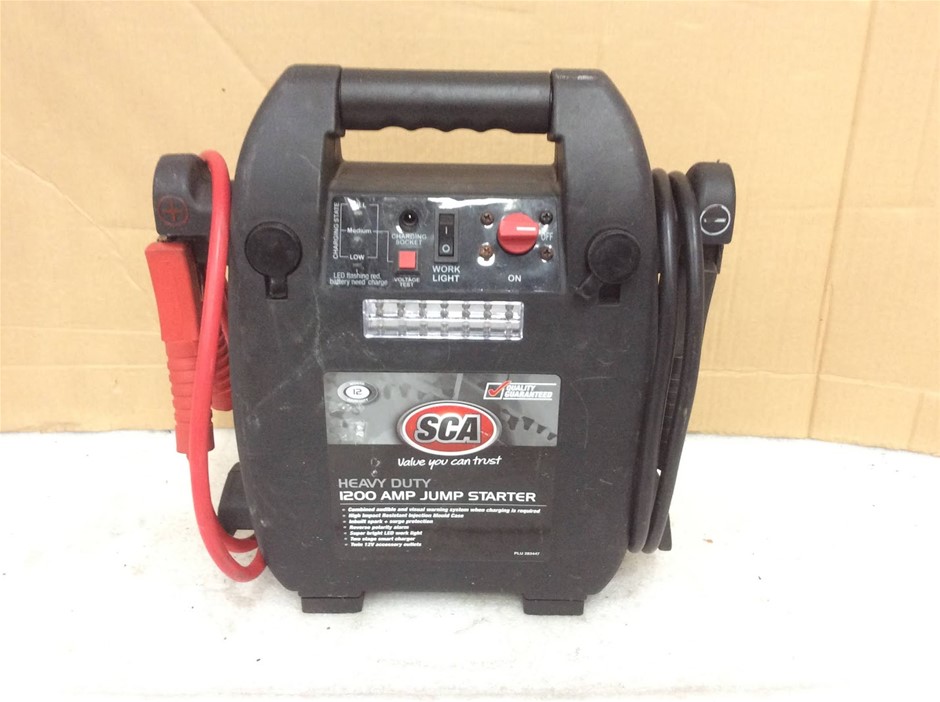 SCA Heavy Duty 1200 Amp Jump Starter