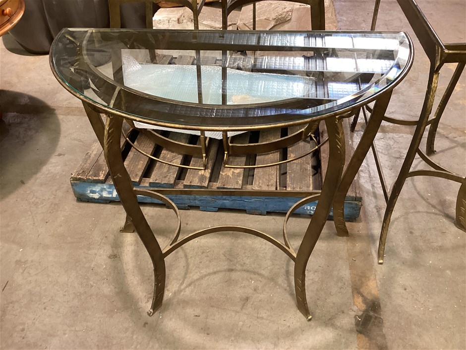 Half Round Tables x 4 Auction (0012-7061291) | Grays Australia