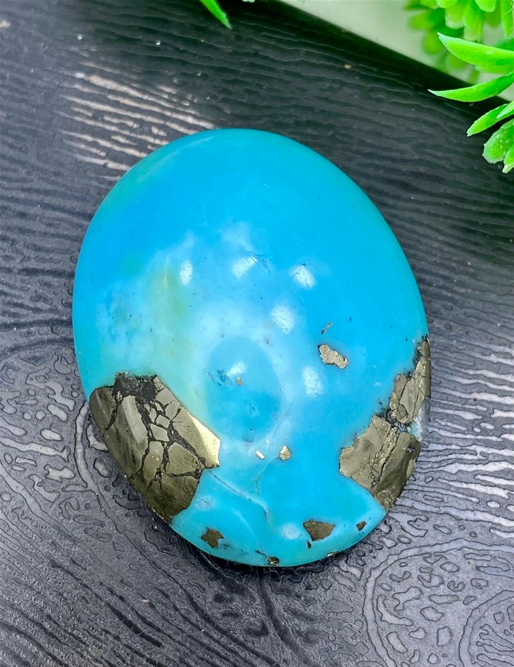 68.10 CT Quality Natural Pyrite Turquoise