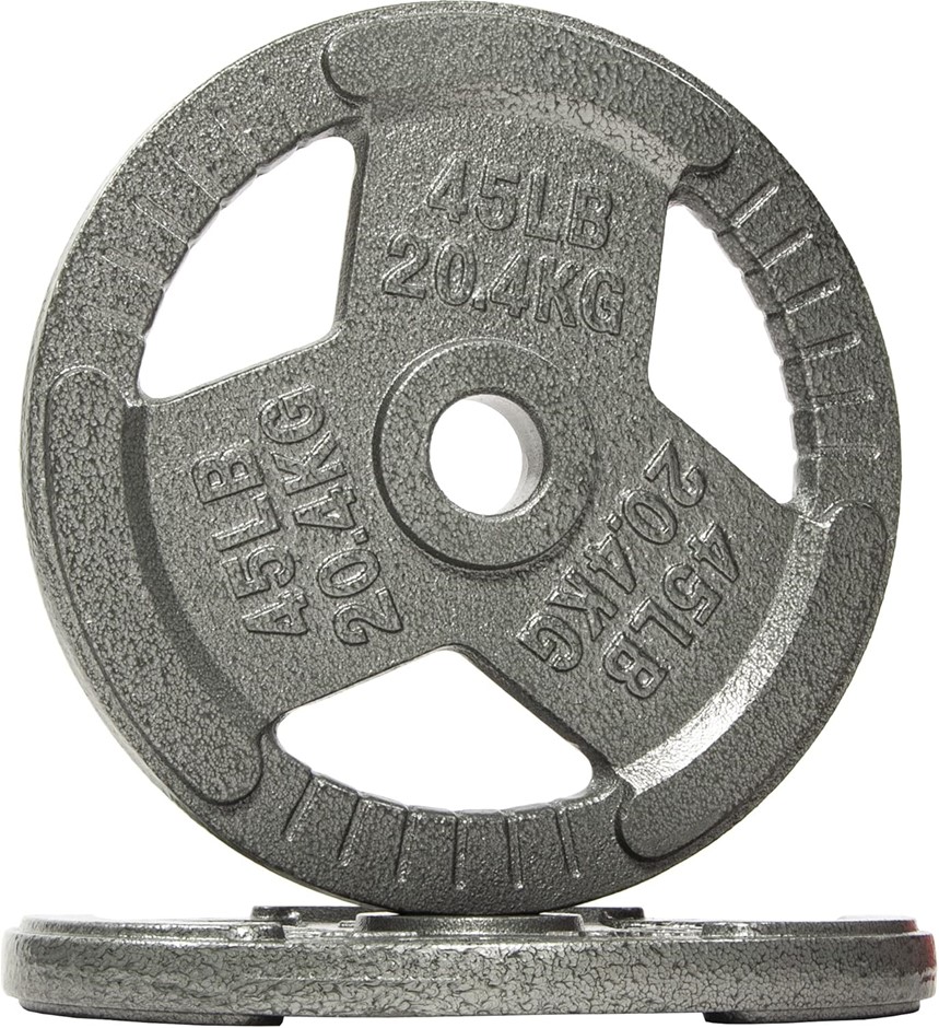 SPORZON! Powergainz Olympic 2-Inch Cast Iron Plate 20kg Weight Plate for St