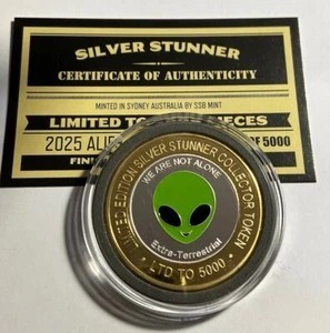 2025 ALIEN Colour Silver Stunner 43 mm C.O.A. LTD 5000, We are Not Alone