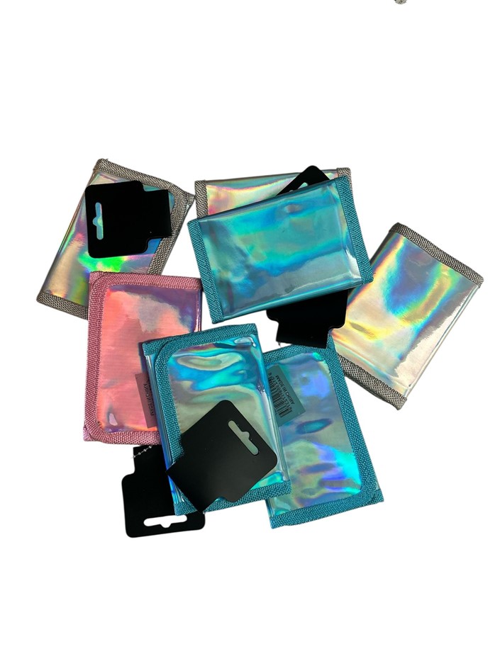 7x Kids Holographic Design Wallets