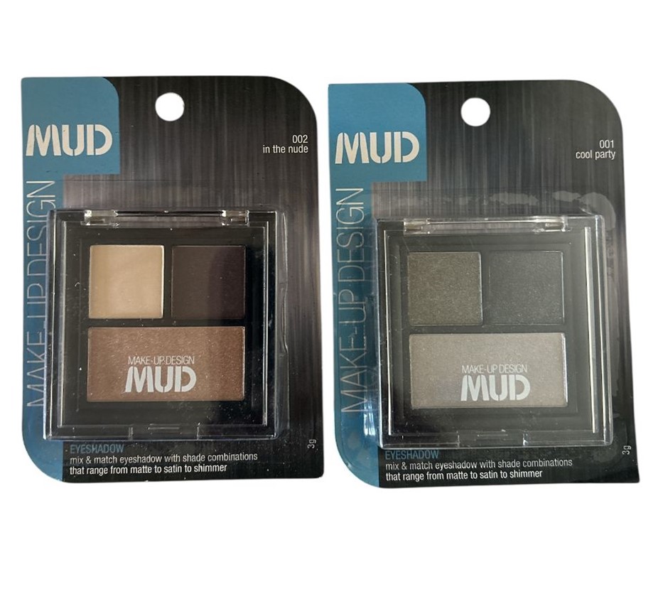 2x MUD Eyeshadow
