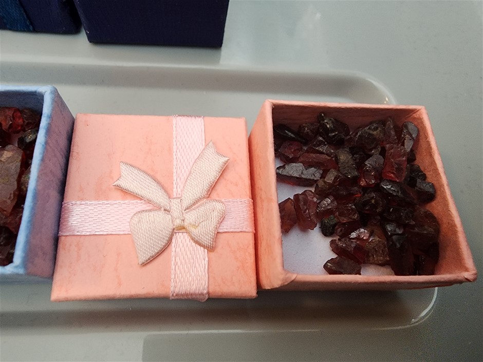 Red Natural Raw Earth Mined Garnets from Pacific Islands 50 Carat