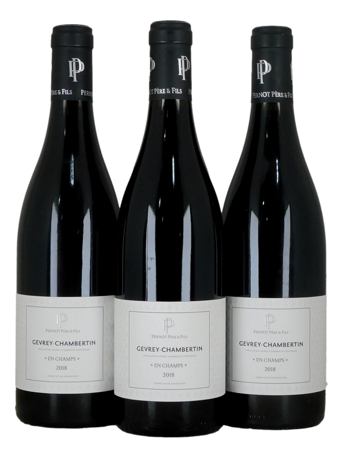 Pernot Pere & Fils Gevrey Chambertin En Champs 2018 (3x 750mL) Burgundy