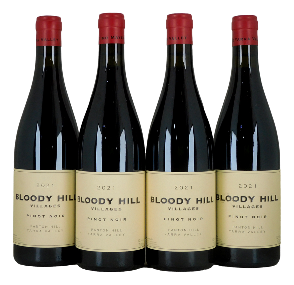 Timo Mayer Bloody Hill Pinot Noir 2021 (4x 750mL) Yarra Valley
