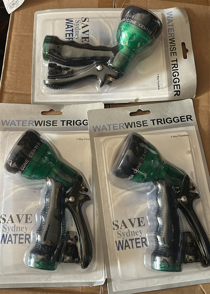 3x Waterwise Multi-Function Water Spray Guns