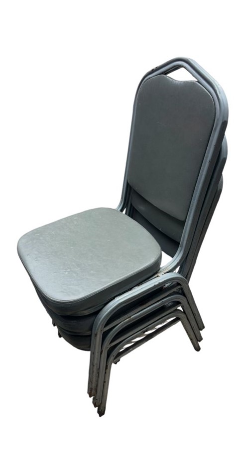 4x Leather Restaurant Chairs