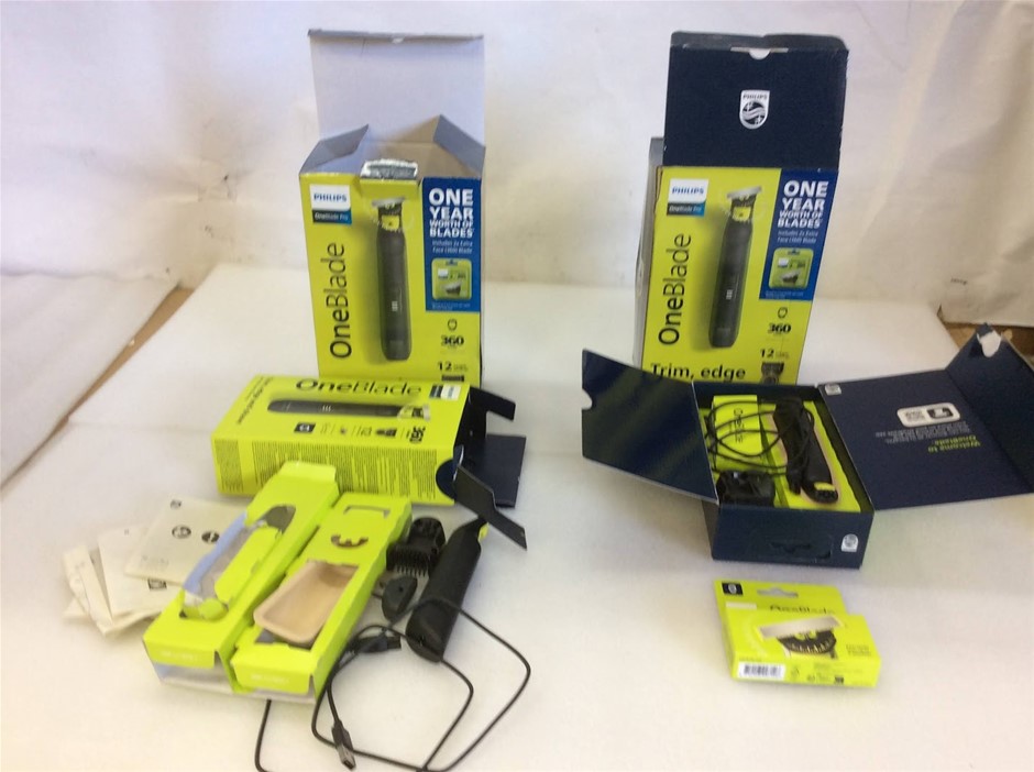 Philips OneBlade Pro Electric Shaver (Lot of 2)
