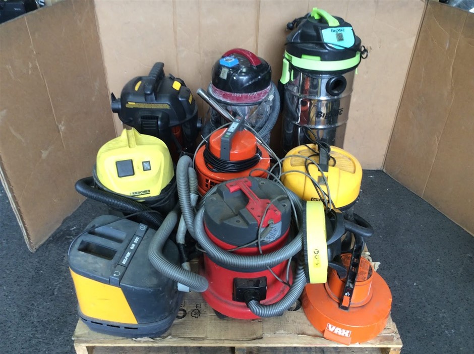 Mixed Brand Industrial Wet And Dry Vacuum Cleaners