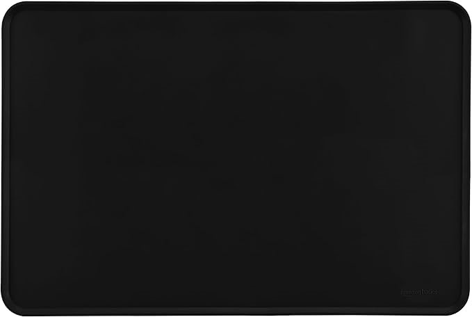 Amazon Basics Waterproof Anti-Slip Silicone Pet Food and Water Bowl Mat, 61