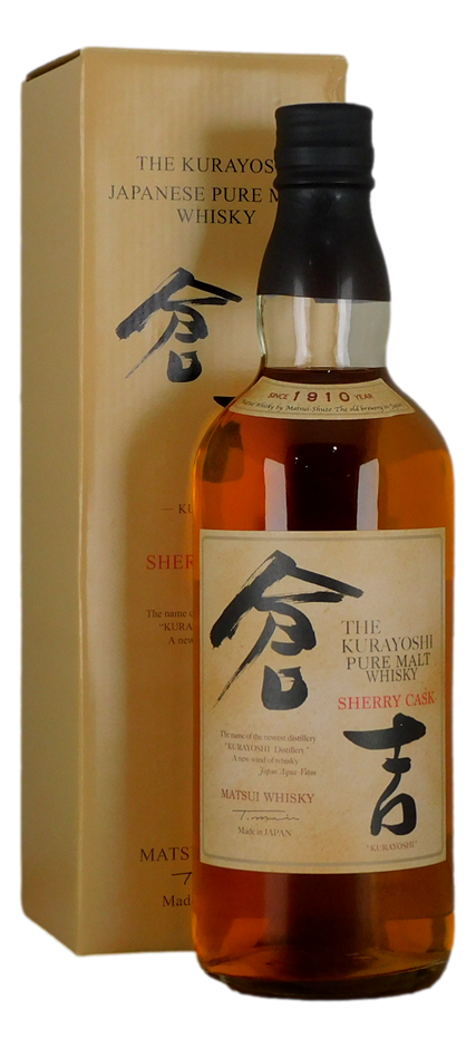 Matsui The Kurayoshi Pure Malt (Sherry Cask) 10 yrs (1x 700mL), Japan