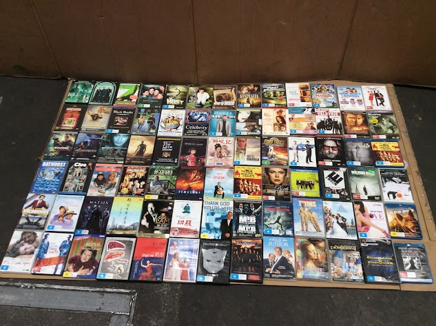 Mix Types DVDs and CDs (Lot of 78)