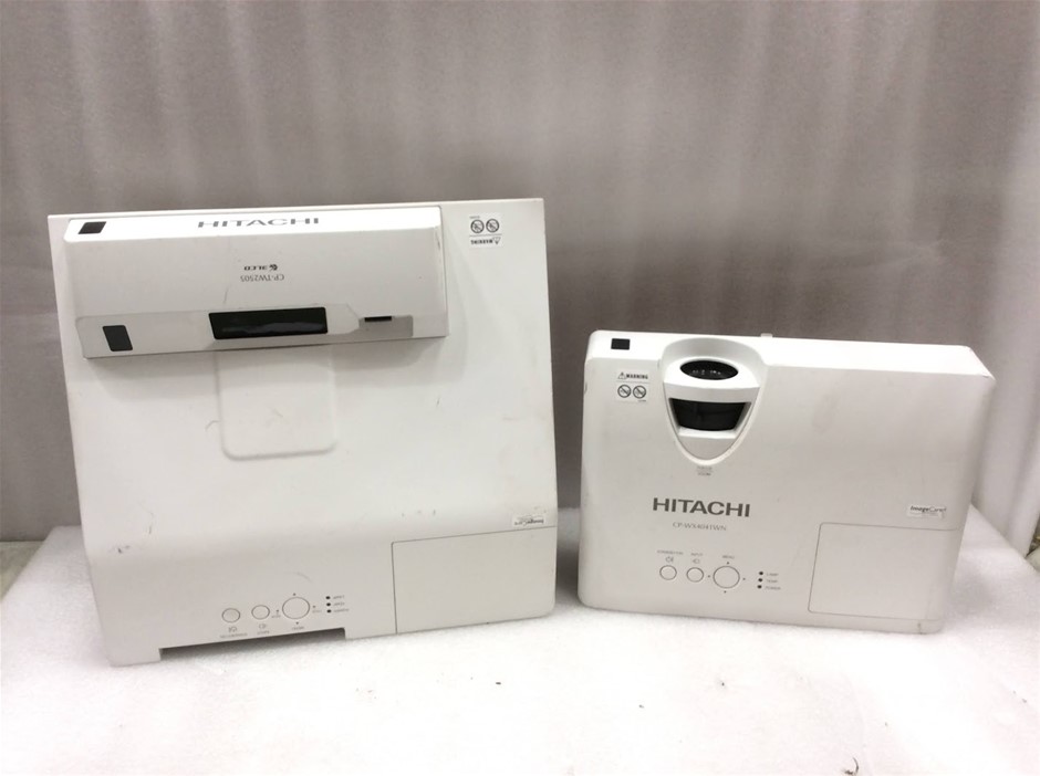 Hitachi CP-TW2505&CP-WX4041WN LCD Projector (Lot of 2)