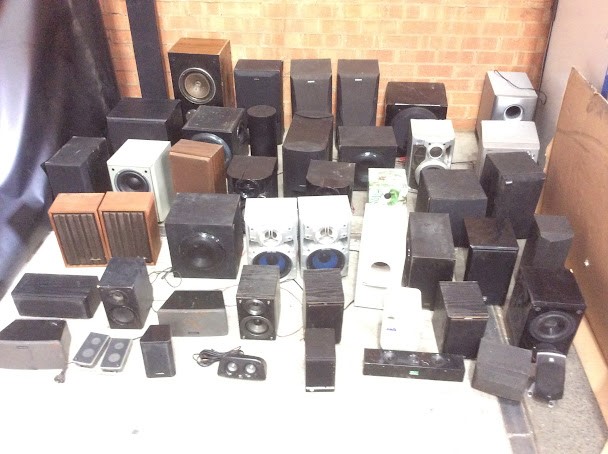 Sony/BOSE Mixed Brand and Model Speaker System