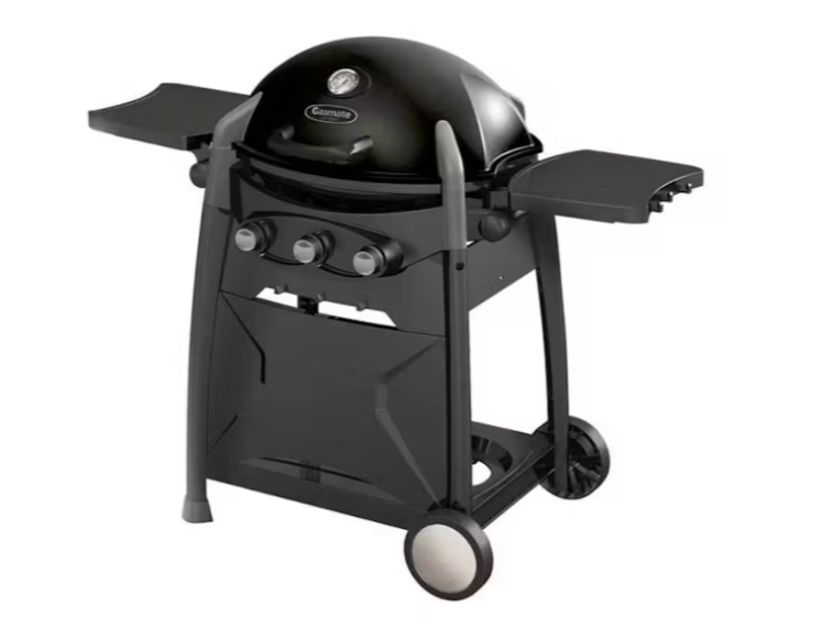 Gasmate Odyssey 3-Burner BBQ - Black. NB: Missing parts