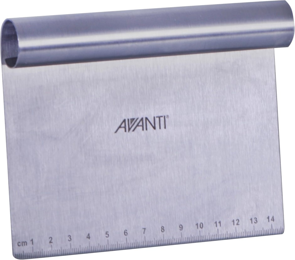AVANTI Dough Scraper Stainless Steel, 8 cm*15 cm* 15 cm. NB: Damaged and da