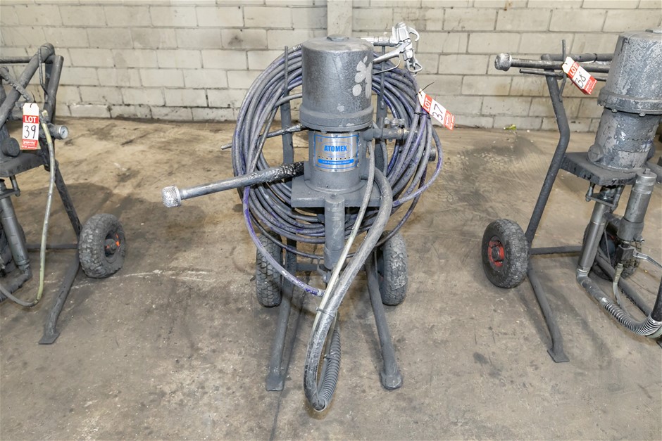 Atomex Pneumatic Airless Painting Unit Mobile