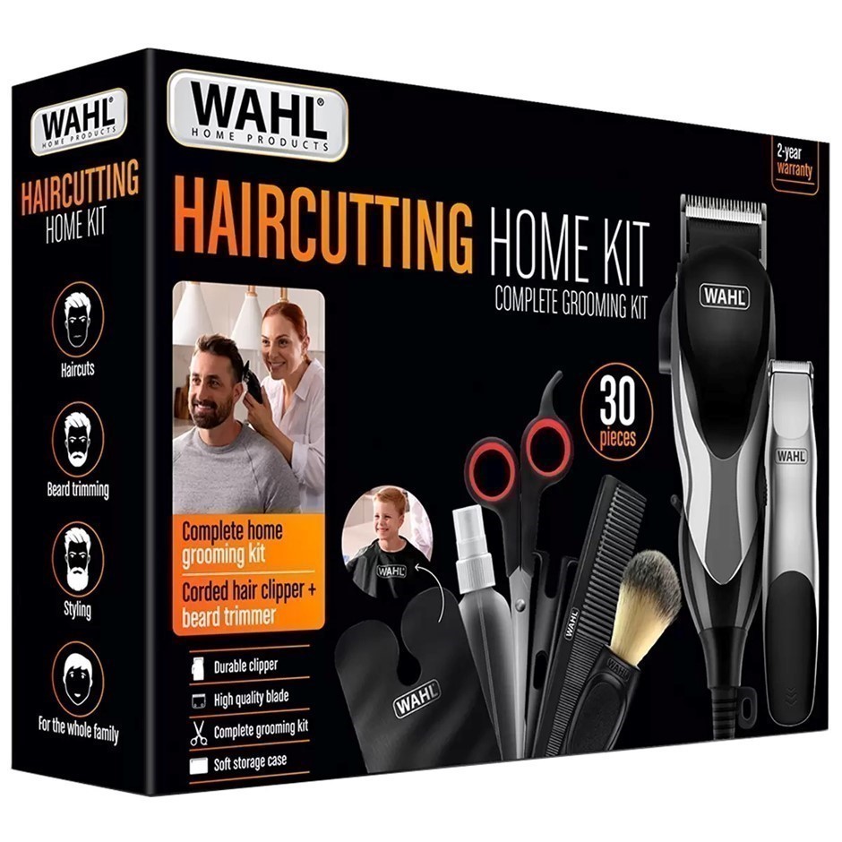 WAHL Haircutting Home Kit 30 Pieces, 3026404. NB: Minor Used.