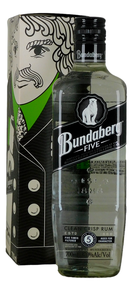 Bundaberg Rum Five Limited Ed. (1x 700mL), QLD.